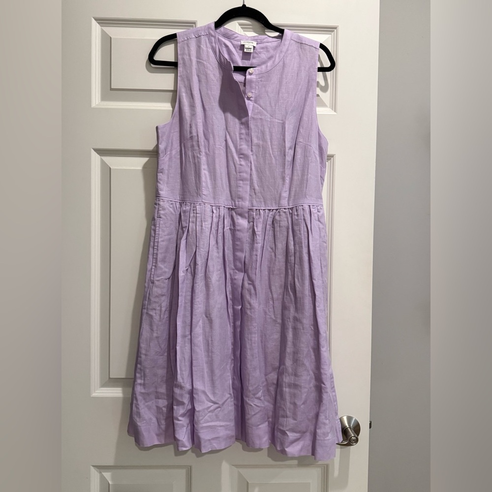 J. Crew Lavender Sleeveless Mini Dress